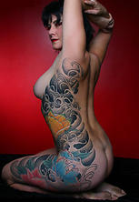 Tattooed milf porn star michelle aston nudes