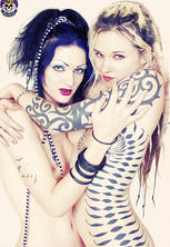 Tattoo pin-up voltaire duct tapes gothic scar 13 in kinky
