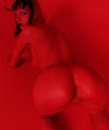 Hot young chesty Devil girl with a sweet ass