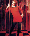 Star Trek red shirt babe getting naked
