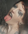 Wet Shower Time with Tattooed Redhead Penny Poison